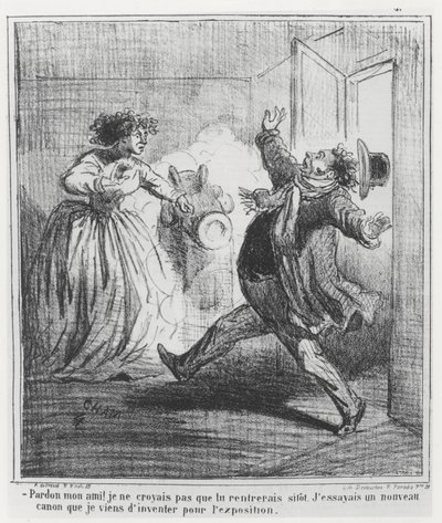 Karikatur der Weltausstellung 1867 von Cham